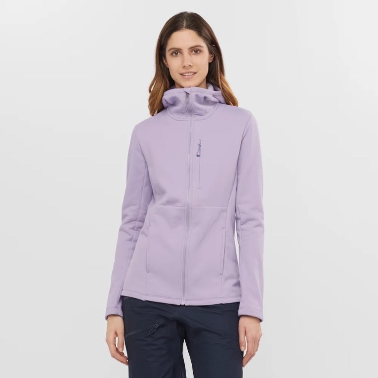 Chaquetas Salomon Essential Xwarm Mujer Lavanda | MX DNLF250